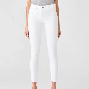 DL 1961 Farrow High Rise Skinny Jean in Porcelain